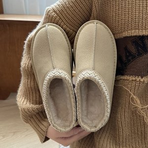 Nouvelle Collection Automne Hiver 2026, Bottines <span class=keywords><strong>Femme</strong></span> en Laine Épaisses à Plateforme, Chaussures Détente Chic et Chaudes pour la Maison, Tendance - Product Image 6