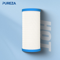 Cartucho de Filtro de Agua de Carbón Activado Pureza 10x4.5, Reduce el Sabor Acre de Cloro para Sistemas de Filtrado de Agua para Toda la Casa