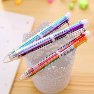 Penna a Sfera Multifunzione 6 in 1, 0.7mm, Novità Multicolore, Regalo per Bambini, Cancelleria per Ufficio e Scuola - Product Image 4