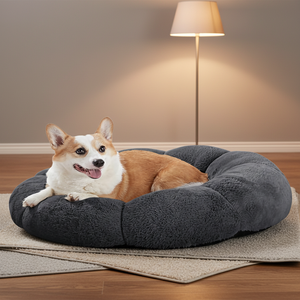 Cama Ortopédica para Perros y Gatos Calming Donut, Funda Extraíble, Base Antideslizante, Pelaje Corto y Suave, Duradera, Impermeable, para Animales Pequeños - Product Image 1