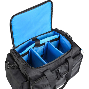 Portable Travel Storage Studio Water Resistant Padded Bottom Adjustable Dividers Zipper Detachable <b>Cable</b> File <b>Bag</b> Classic - Product Image 1