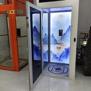 Ascensore per Cabina in Metallo Moderno a Funzionamento Manuale per Piccole Ville con Garanzia di 1 Anno e Apertura Singola - Product Image 4