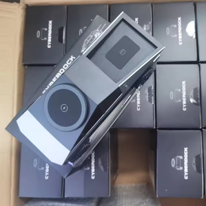 2025 Nieuwe 15W Auto Magnetische Snel Opladen Desktop Dual Motor Roterende Draadloze Oplader Multifunctioneel Voor Smart Watch Oortelefoon - Product Image 4