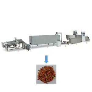 Automatic stainless steel dry pet dog food fish feed making facility