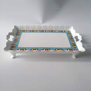 Reremise — plateau à <span class=keywords><strong>pied</strong></span> en céramique, nouvel arrivage 2022, plateau pour café angel - Product Image 3