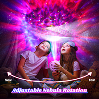 Moderno ABS cuerpo inteligente noche luz Control remoto estrella proyector RGB Mini proyector luz Led
