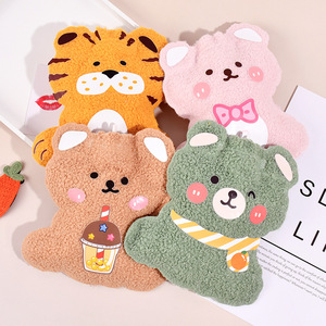 Bouteille d'<span class=keywords><strong>eau</strong></span> <span class=keywords><strong>chaude</strong></span> en peluche de velours Teddy, remplissable, mignonne et portable, pour réchauffer les mains et les pieds, <span class=keywords><strong>chaude</strong></span> et froide - Product Image 3