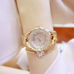 Blues alta calidad elegante checo diamante mujer lujo acero abeja hermana reloj - Product Image 1