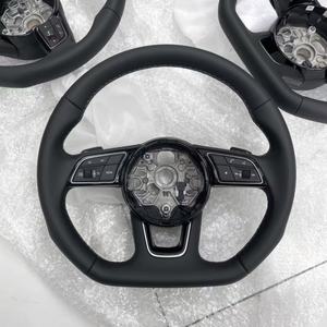 Avec bouton de démarrage <span class=keywords><strong>S</strong></span>-<span class=keywords><strong>Line</strong></span> Half Alcantara Carbon Fiber Paddle LED Volant pour <span class=keywords><strong>Audi</strong></span> TT R8 A4 A5 B8 B9 S4 RS6 A6 C7 RS Q5 Q6 - Product Image 6