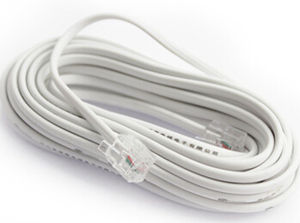 Meilleures ventes, câble de ligne téléphonique plat bouclé 6P6C <span class=keywords><strong>RJ11</strong></span> en PVC tressé, 1 à 3 paires - Product Image 5