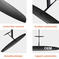 Aile avant hydrofoil en fibre de carbone PVC ultralégère unisexe KAJ1050, panneau de planche de surf interchangeable, écologique, compatible PARIMAS