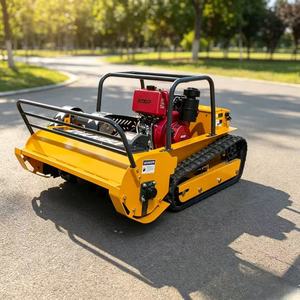 Trituradora de Césped a Control Remoto con Orugas y Motor sin Escobillas HD459-100S, 40 Cuchillas, Altura Ajustable de 3-15 cm, Grado Industrial, 28V, 4 Tiempos - Product Image 3