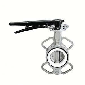Volant à palette en acier inoxydable D71F de 4 pouces pour l'alimentation en eau et le drainage, applications de conduites chimiques - Product Image 3