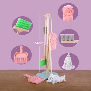 Faire semblant de jouer outil de nettoyage <span class=keywords><strong>jouet</strong></span> de ménage ensemble de nettoyage de <span class=keywords><strong>jouet</strong></span> <span class=keywords><strong>en</strong></span> <span class=keywords><strong>bois</strong></span> - Product Image 1