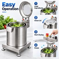 Essoreuse centrifuge en acier inoxydable pour choux, machine de déshydratation des légumes pour la laitue et les légumes verts