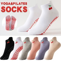 Chaussettes de Pilates personnalisables OEM & ODM avec logo, respirantes, pour entraînement en studio