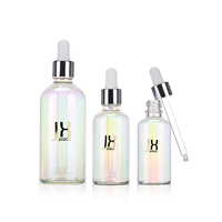 Paquet en gros 5ml 10ml 15ml 20ml 30ml 50ml 100ml compte-gouttes en verre huile essentielle bouteille cosmétique emballage conteneur