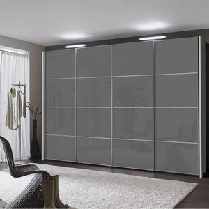 Portoir à portes coulissantes en bois, armoire en acrylique moderne pour chambre à coucher, placard avec portes perlées en australie - Product Image 1