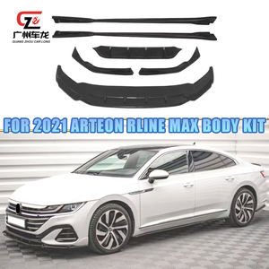 Carlong ชุดบอดี้พลาสติกสีดำเงาสำหรับ <span class=keywords><strong>Volkswagen</strong></span> 2021 CC <span class=keywords><strong>arteon</strong></span> MAX วัสดุสูงขอบด้านหลังขอบกันชนใหม่ - Product Image 6