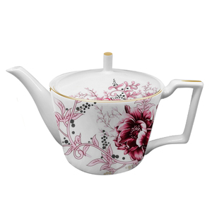 Đĩa hoa đặt từ một bộ đồ sành sứ xương Trung Quốc với đĩa salad hoa, Đĩa Sạc hoa, đĩa ăn tối hoa, cốc trà - Product Image 4