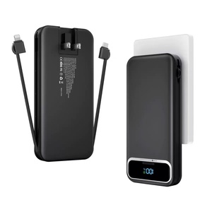 แบตสำรองพกพา 20000mAh ชาร์จเร็ว PD30W พร้อมปลั๊กในตัว ช่องเสียบ USB A และ USB C สำหรับ iPhone Samsung iPad - Product Image 3