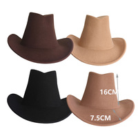 Chapeau magique haut de gamme de style européen et américain Nouvelle arrivée Fedora Jazz Felt Hat avec plume