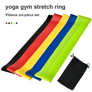 Conjunto de bandas de resistencia de látex Maifarer de alta calidad personalizadas al por mayor, de 5 a 40 libras, duraderas y antideslizantes para gimnasio en casa, ejercicio físico - Product Image 4
