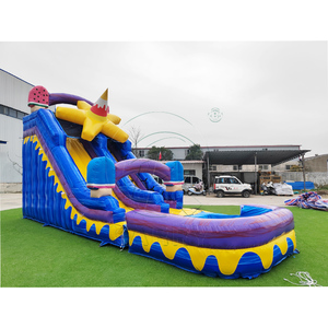 Tobogán Acuático Inflable de PVC Iridiscente Comercial, Tobogán Acuático Inflable para Adultos, Venta al Por Mayor - Product Image 3