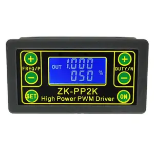 ZK-PP2K PWM Signal Generator 8A Modul Driver untuk Motor/Lampu Dual Mode LCD PWM Pulsa Frekuensi Tugas Siklus Adjustable modul