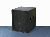 Caisson de basses audio professionnel de 18 pouces avec double caisson de basses haute puissance de 1000W Équipement de sonorisation de haute qualité