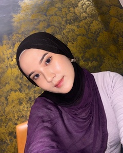 Teinture dégradée de <span class=keywords><strong>cassis</strong></span> dernière vente chaude mode de luxe nouveau Hijab dégradé pour les femmes jumelé - Product Image 2