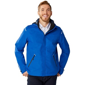 Chaqueta Softshell Deportiva Impermeable para Hombre, Clásica, con Capucha y Logotipo Frontal, para Invierno - Product Image 3