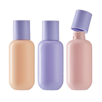 Emballage de soins de la peau en plastique de haute qualité, flacon de lotion et de toner cosmétique, kit de voyage, impression à l'écran, design élégant et mat
