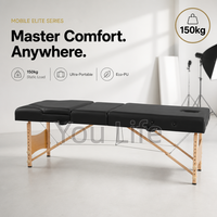 Table de Massage Portable avec Lit d'Extension de Cils et Fauteuil de Tatouage pour Spa Corporel; Réglable en Hauteur avec Repose-Tête