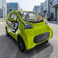 Mini Coche Eléctrico de 2 Puertas con Cierre Centralizado, 1500W-3000W, Puertas y Ventanas Eléctricas, Vehículo de Nueva Energía de Baja Velocidad para Adultos