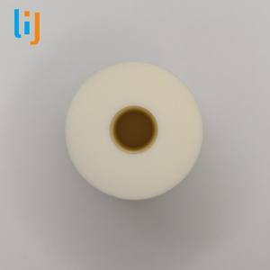 แขนท่อเซรามิกอลูมินา Al2O3ทนต่อการสึกหรอชิ้นส่วนอะลูมิเนียมออกไซด์95 96 99 - Product Image 1