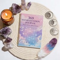 Hochwertiges Spiralgebundenes Notizbuch mit Individuellem Logo-Design 369 Manifestations-Journal-Bücher für Werbegeschenke