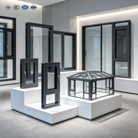 Ventanas y Puertas Abatibles de Aluminio con Doble Acristalamiento, Eficiencia Energética, Venta al Por Mayor