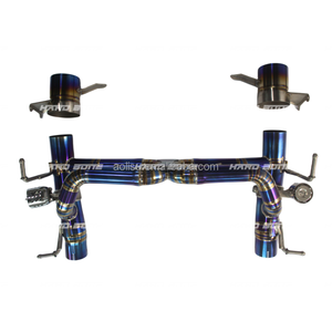 Escape de titanio para Ferrari <span class=keywords><strong>488</strong></span> <span class=keywords><strong>Spider</strong></span>/GTB/Pista 3,9 T V8 Sports Catback Escape Silenciador Eliminar tubos rectos - Product Image 4