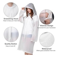 Imperméable de camping épaissi en plastique EVA pour filles, coupe-vent et imperméable, avec poignets élastiques, idéal pour les voyages et les activités de plein air (vente en gros)