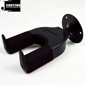 2024 jingying âm nhạc Guitar móc, Bán Buôn sắt cơ sở + ABS trọng lực tự động khóa Guitar tường móc tự Khóa đàn guitar móc áo - Product Image 4