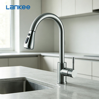 Robinet de cuisine à long bec extractible pour évier