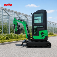 Excavator Mini Crawler Kecil untuk Konstruksi Saluran Pembuangan Mesin 600kg dengan Motor & Pompa Momen Beban Tinggi Bersertifikasi CE Diskon Super