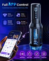 Machine sexuelle électrique à commande par application mains libres, stimulateur de pénis, jouets pour adultes, masturbateur masculin automatique vibrant, rotatif et pénétrant