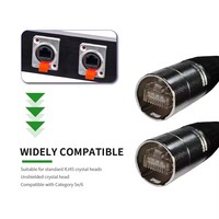 Connecteur EtherCON XLR professionnel pour câble Ethernet réseau audio-vidéo RJ45 Cat5e Cat6 Ethercon