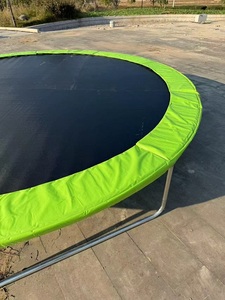 Trampoline rond de haute qualité de 12 pieds pour intérieur/extérieur, lit de saut de <span class=keywords><strong>fitness</strong></span> avec filet de protection pour les installations de divertissement pour enfants - Product Image 3