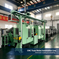 Solution d'automatisation de portique personnalisée pour centre d'usinage CNC avec ligne de chargement/déchargement automatique par robot à portique, déplacement 2000x2000x1000