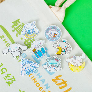 Broche lindo de dibujos animados, insignias de solapa, Impresión de etiquetas, insignia de acrílico de plástico, personalizado, cualquier forma, encanto colorido - Product Image 1