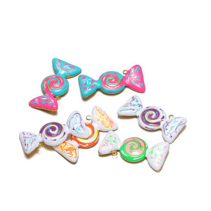 Custom Bulk Non Tarnish 14k 18k Gold Plated 316L Stainless Steel Pendant Candy Charms for Necklace <b>Bracelet</b> Jewelry Making - Product Image 5