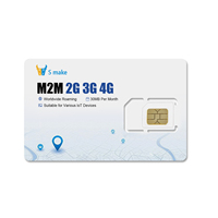 Tarjeta SIM Mini Global S Make para Servicio de Datos, Rastreador GPS GSM, Dispositivo de Rastreo Vehicular, Dashcam, Tarjeta SIM 2G/3G/4G M2M, Rastreador en Tiempo Real